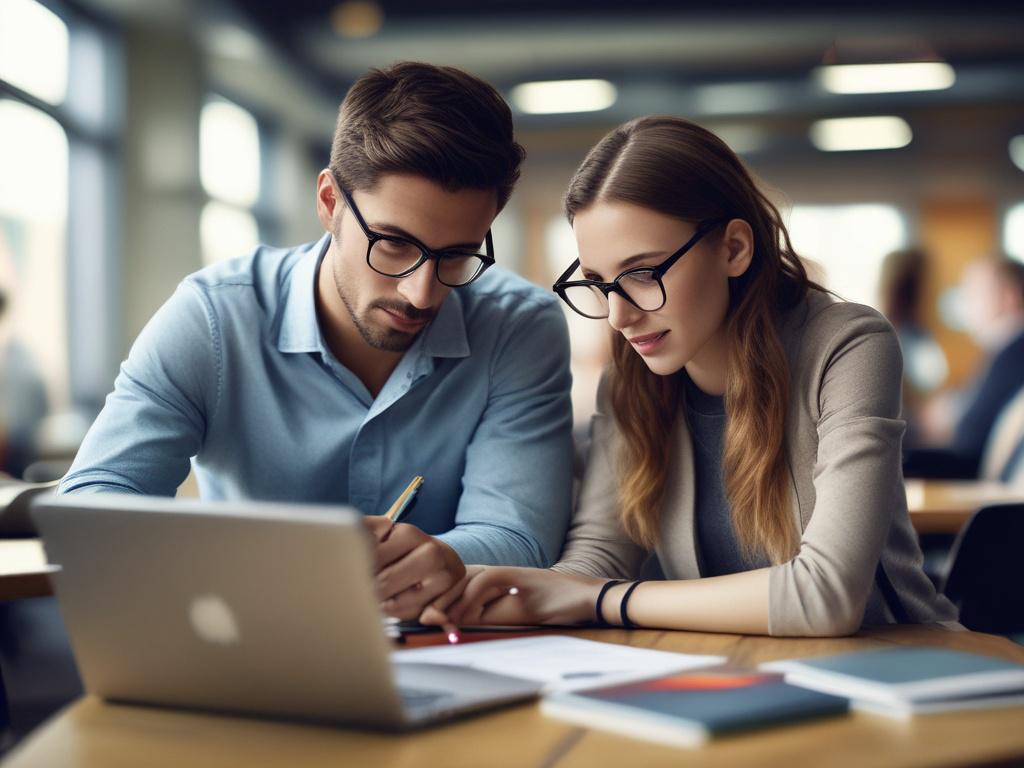 An engaging close up image of a consultant and a